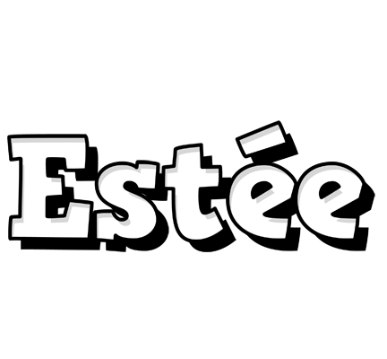 Estée snowing logo
