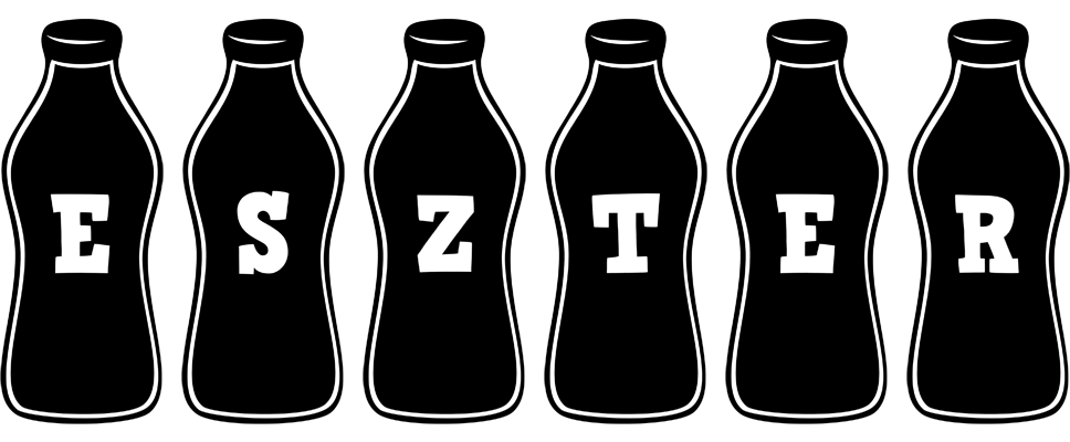 Eszter bottle logo