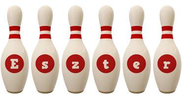 Eszter bowling-pin logo