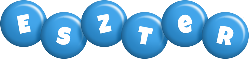 Eszter candy-blue logo