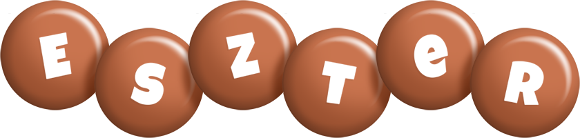 Eszter candy-brown logo