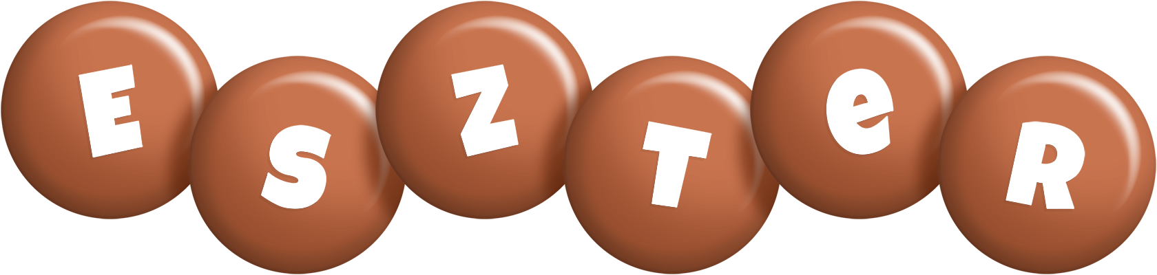 Eszter candy-brown logo