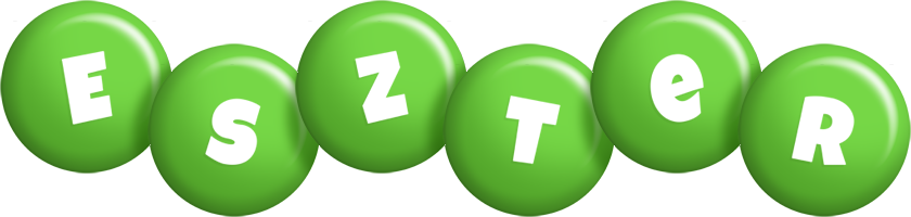 Eszter candy-green logo