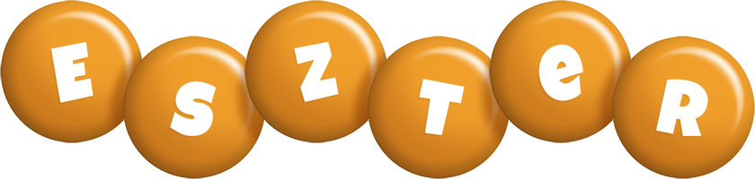 Eszter candy-orange logo