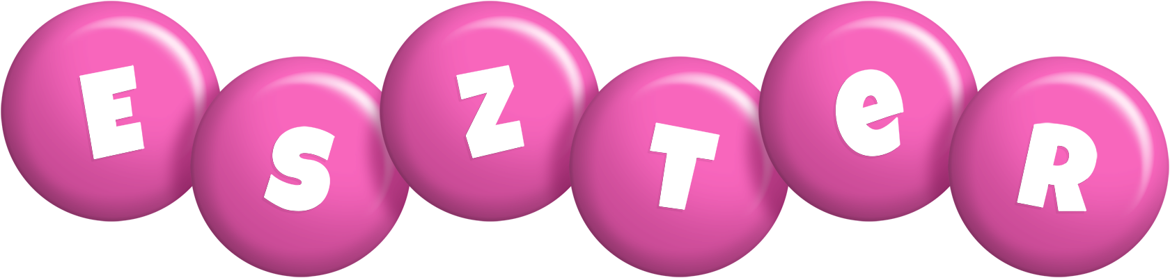 Eszter candy-pink logo