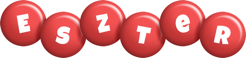 Eszter candy-red logo