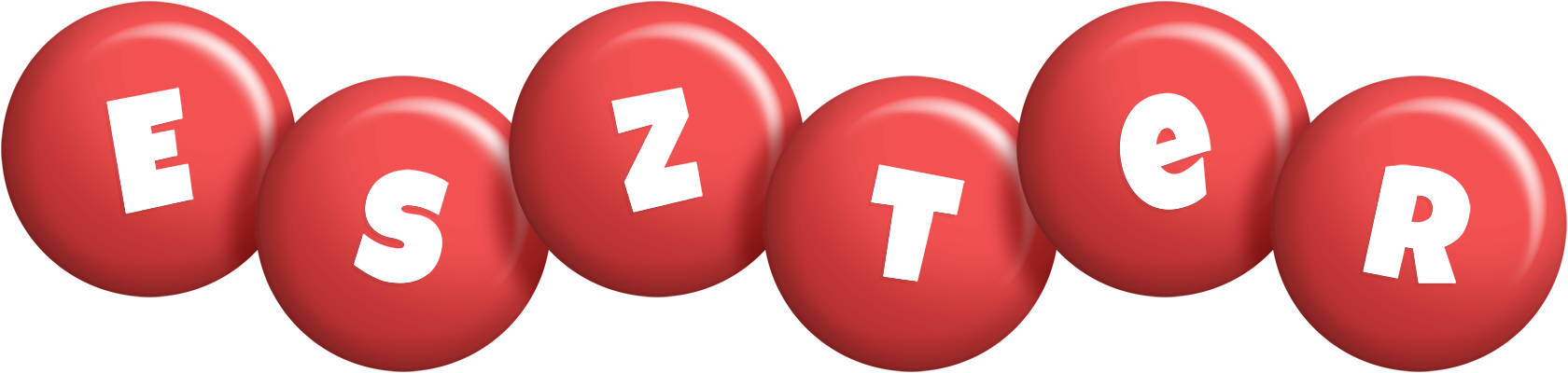 Eszter candy-red logo