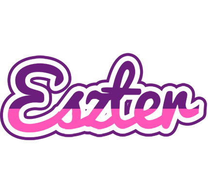 Eszter cheerful logo