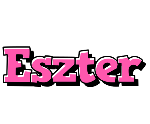 Eszter girlish logo