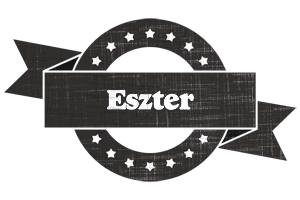 Eszter grunge logo