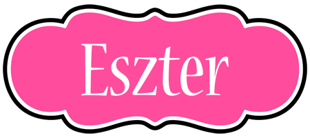 Eszter invitation logo