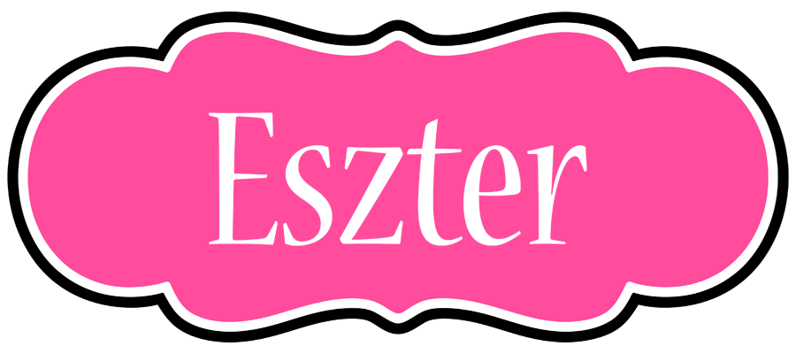 Eszter invitation logo