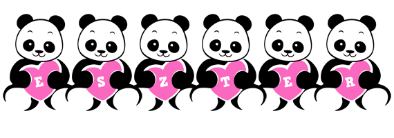 Eszter love-panda logo