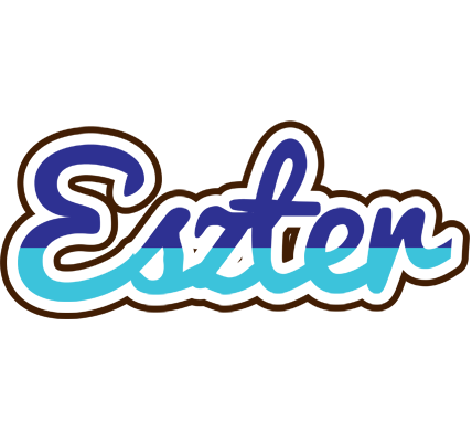 Eszter raining logo