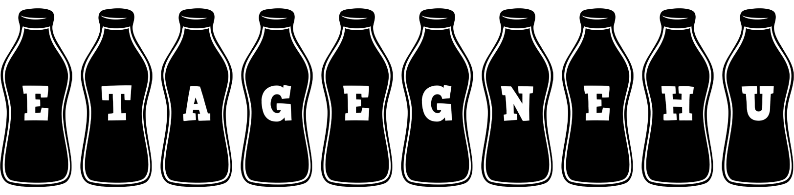 Etagegnehu bottle logo