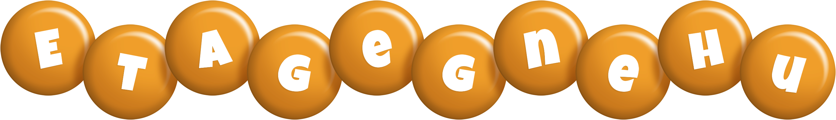 Etagegnehu candy-orange logo