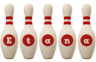 Etana bowling-pin logo