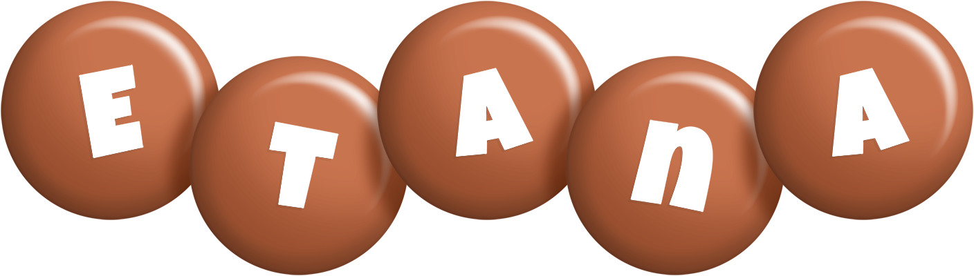 Etana candy-brown logo