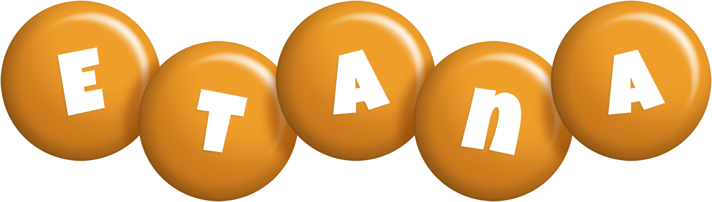 Etana candy-orange logo