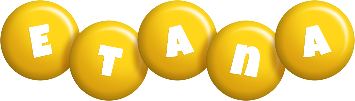 Etana candy-yellow logo