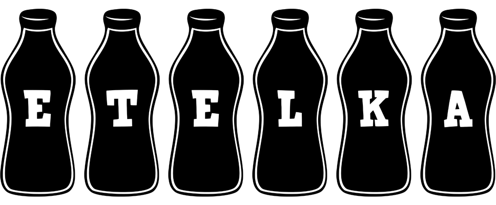 Etelka bottle logo