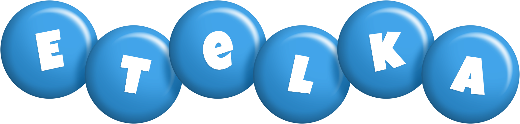 Etelka candy-blue logo