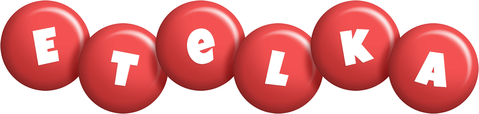 Etelka candy-red logo