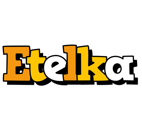 Etelka cartoon logo