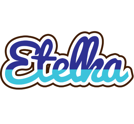 Etelka raining logo