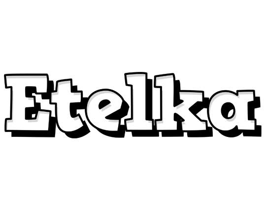 Etelka snowing logo