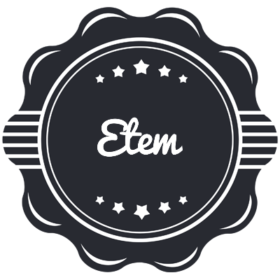 Etem badge logo