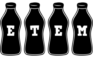 Etem bottle logo