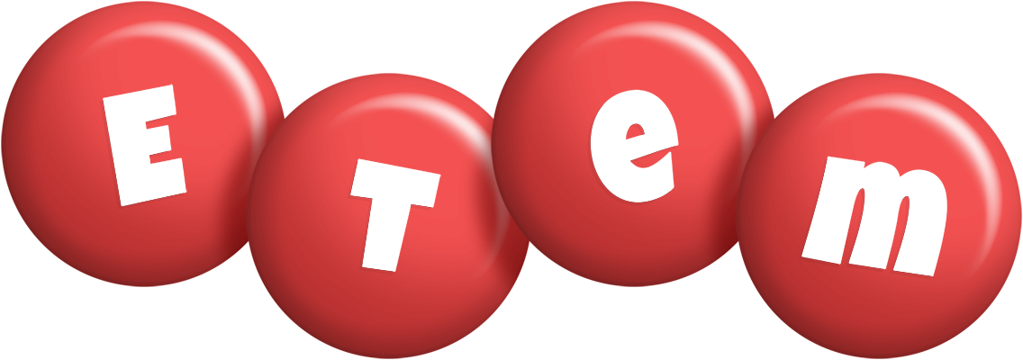 Etem candy-red logo