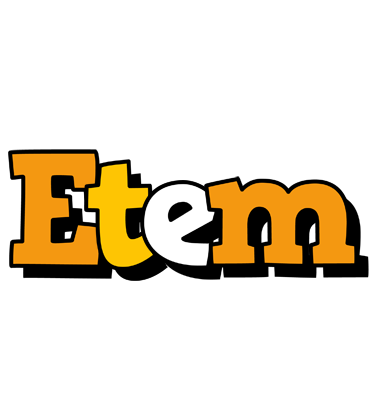 Etem cartoon logo