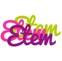 Etem flowers logo