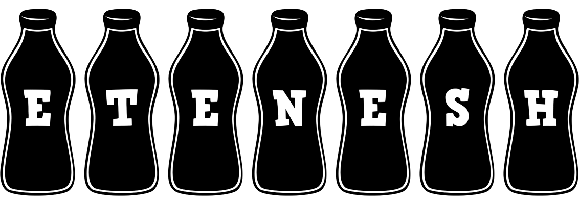 Etenesh bottle logo