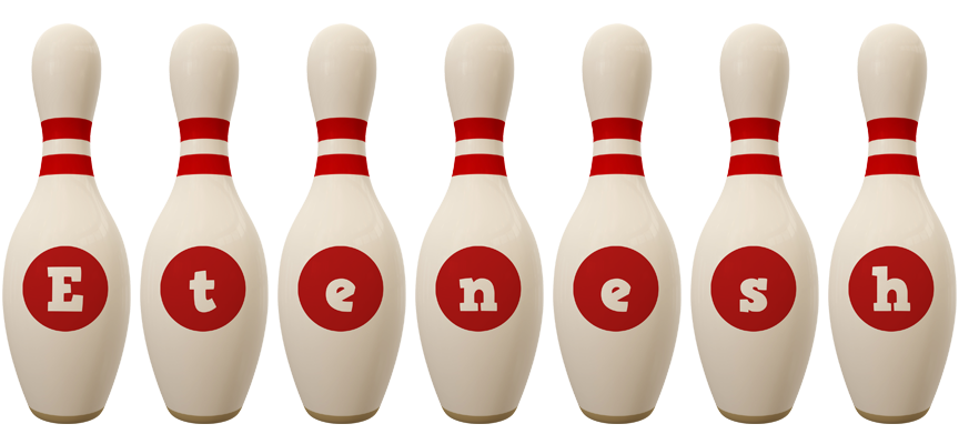 Etenesh bowling-pin logo