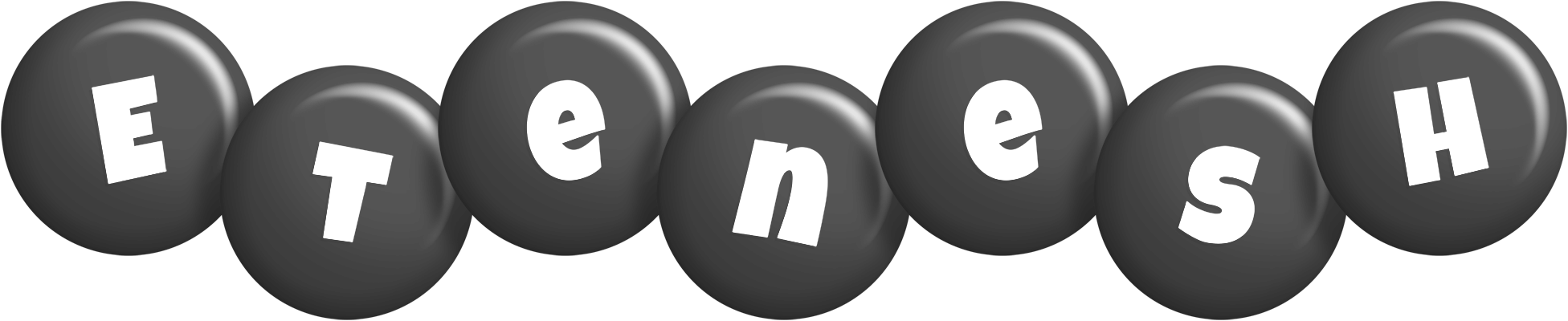 Etenesh candy-black logo