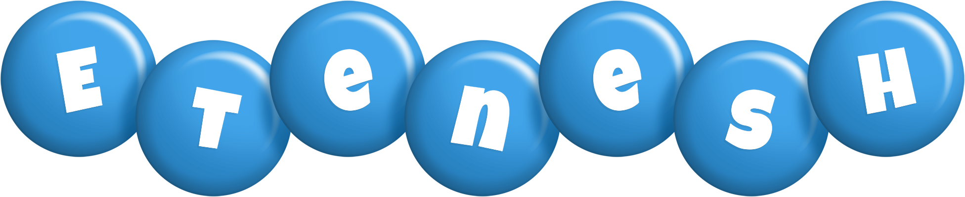 Etenesh candy-blue logo