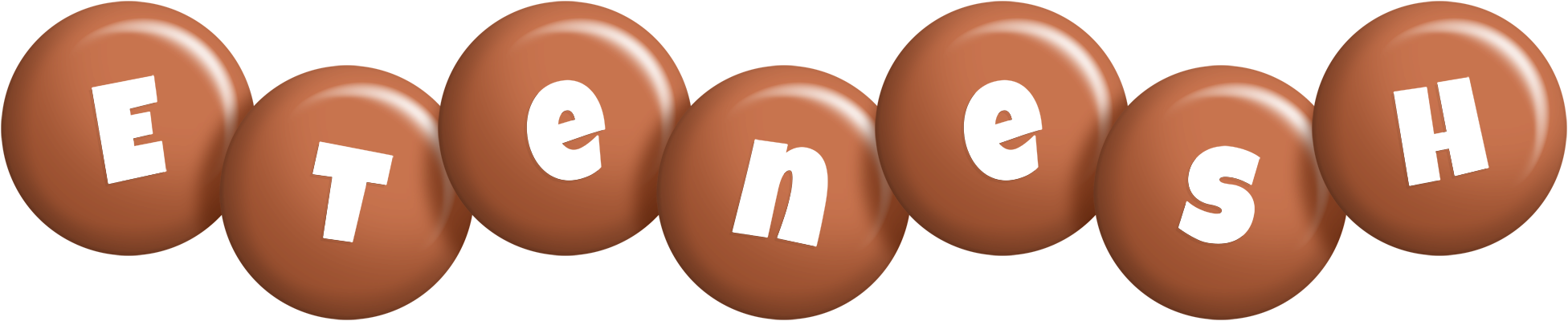 Etenesh candy-brown logo