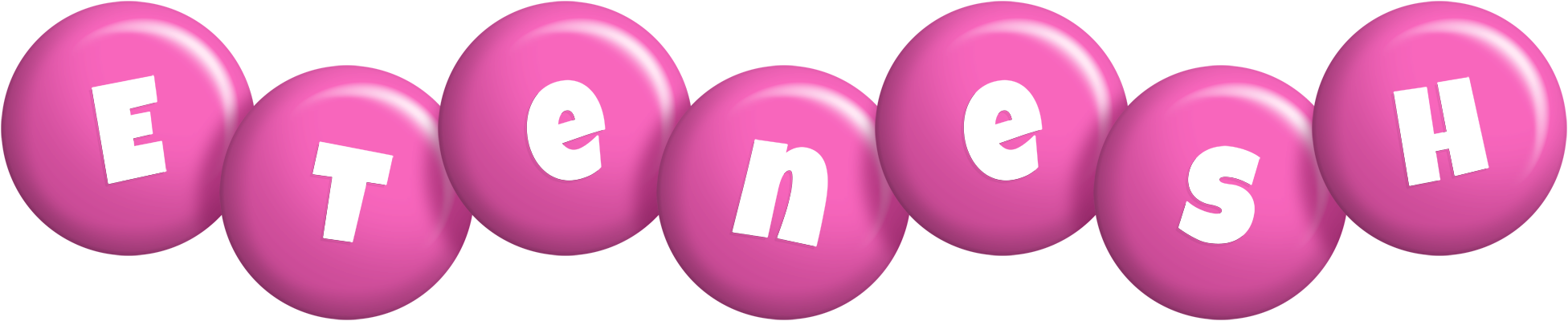 Etenesh candy-pink logo