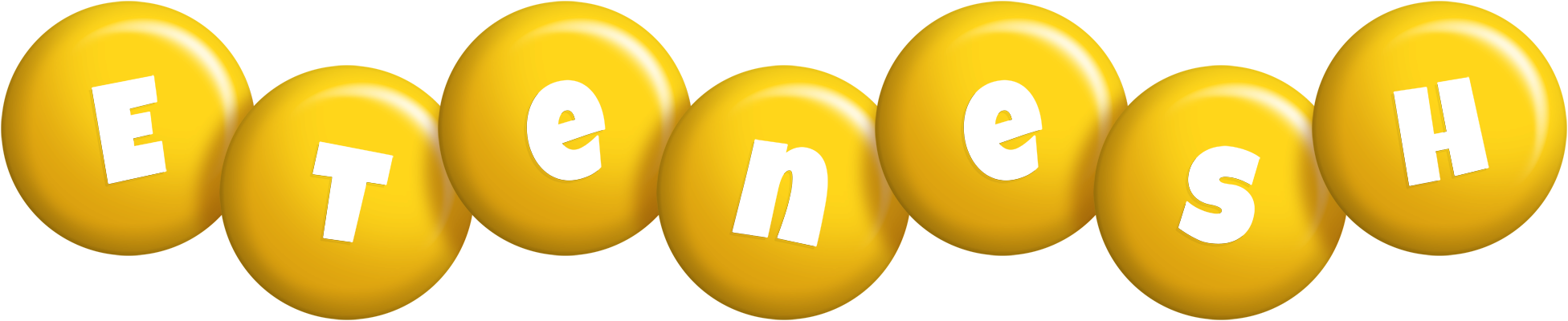 Etenesh candy-yellow logo