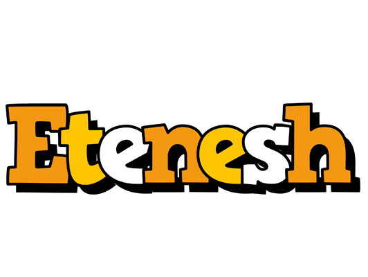 Etenesh cartoon logo
