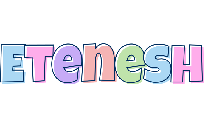 Etenesh pastel logo