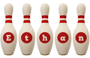 Ethan bowling-pin logo