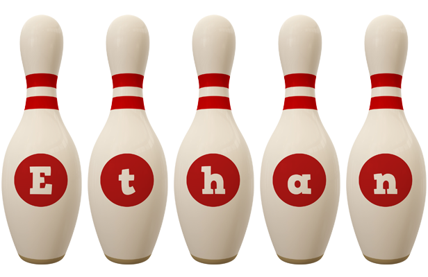 Ethan bowling-pin logo