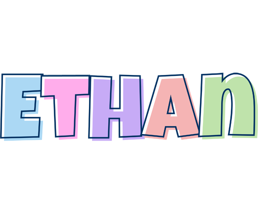 Ethan pastel logo