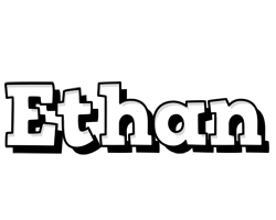 Ethan snowing logo
