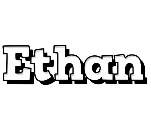 Ethan snowing logo