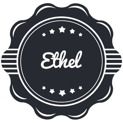 Ethel badge logo